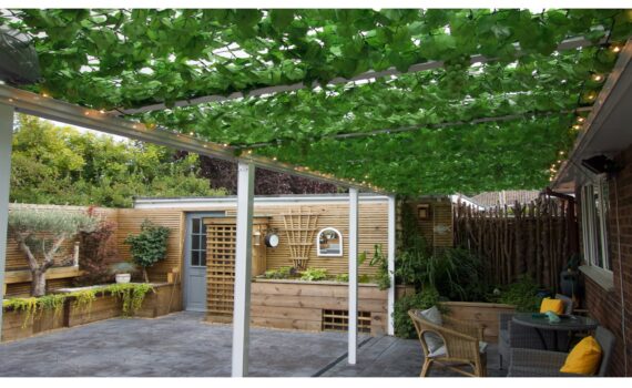 Create a Zen garden space with LuMac Canopies